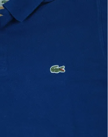 POLO LACOSTE HOMBRE AZUL