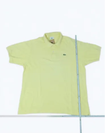 POLO LACOSTE HOMBRE AMARILLO PASTEL