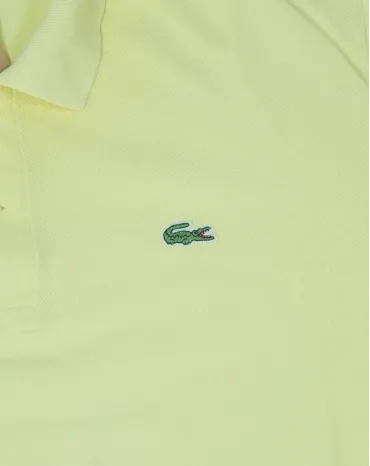 POLO LACOSTE HOMBRE AMARILLO PASTEL