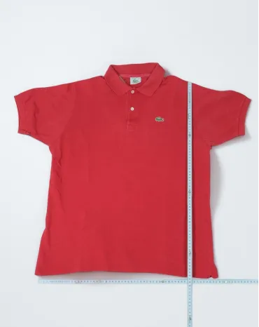 POLO LACOSTE HOMBRE ROJO