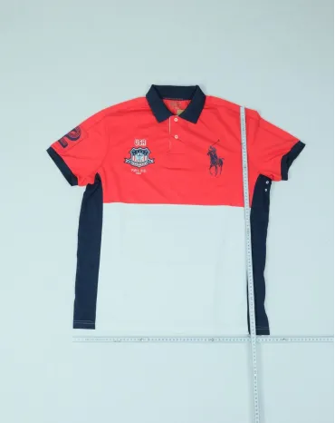 POLO RALPH LAUREN HOMBRE ROJO BLANCO AZUL MARINO