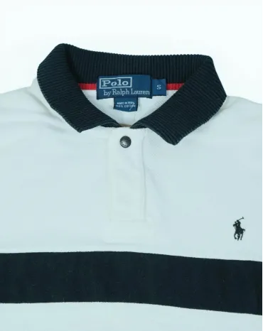 POLO RALPH LAUREN HOMBRE BLANCO Y AZUL MARINO