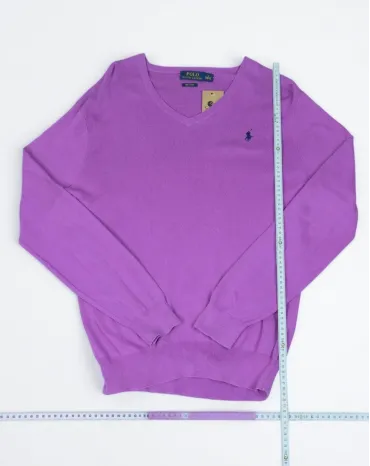 JERSEY CUELLO V POLO RALPH LAUREN HOMBRE LILA