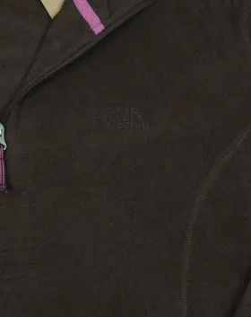 FORRO POLAR MEDIA CREMALLERA THE NORTH FACE MUJER MARRÓN