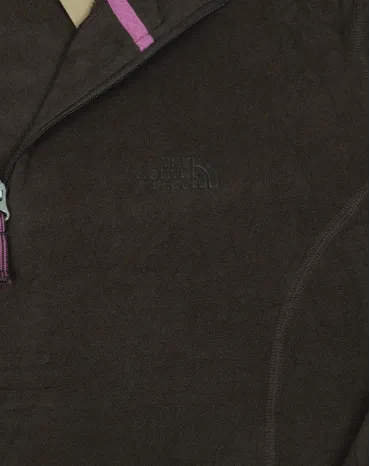 FORRO POLAR MEDIA CREMALLERA THE NORTH FACE MUJER MARRÓN