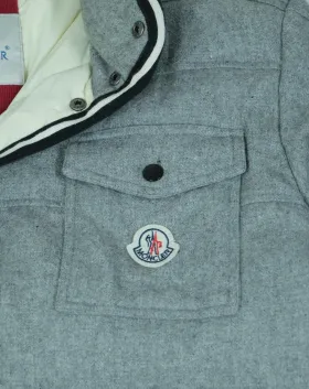 PLUMÍFERO MONCLER MUJER GRIS CLARO