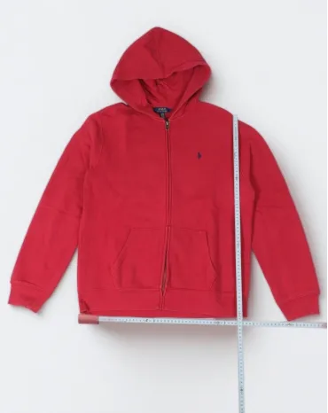 SUDADERA CON CREMALLERA POLO RALPH LAUREN HOMBRE ROJO