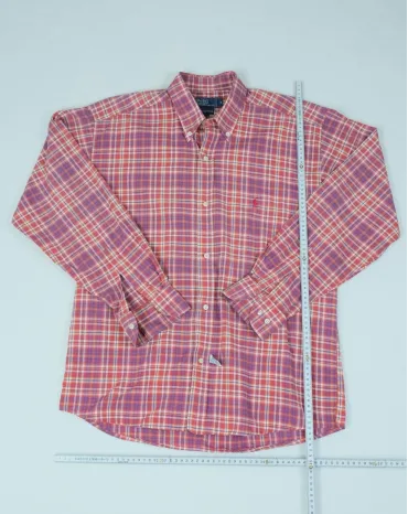 CAMISA POLO RALPH LAUREN HOMBRE ROSA Y AZUL