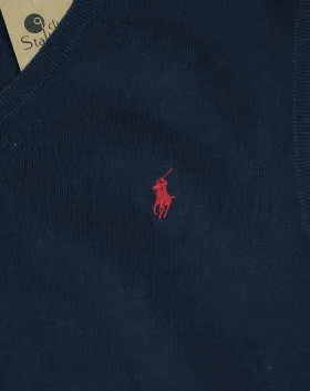 CHALECO PUNTO POLO RALPH LAUREN HOMBRE AZUL MARINO