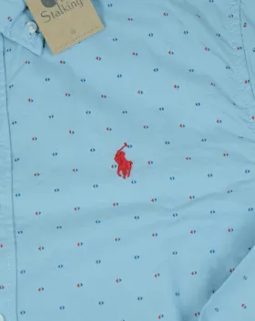 CAMISA RALPH LAUREN HOMBRE AZUL CLARO