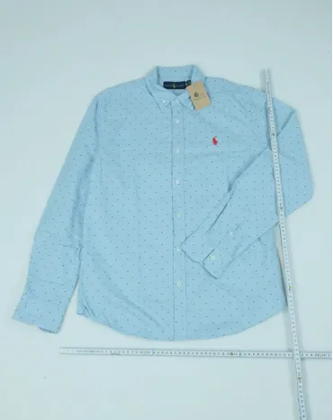 CAMISA RALPH LAUREN HOMBRE AZUL CLARO
