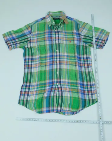 CAMISA POLO RALPH LAUREN HOMBRE VERDE MULTICOLOR