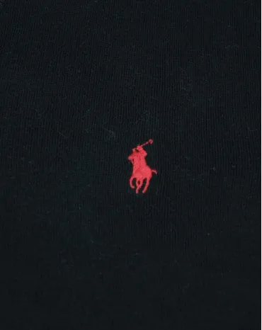 CHALECO PUNTO POLO RALPH LAUREN HOMBRE NEGRO
