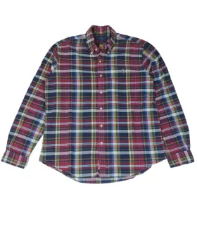 CAMISA RALPH LAUREN HOMBRE ROJO Y AZUL MARINO