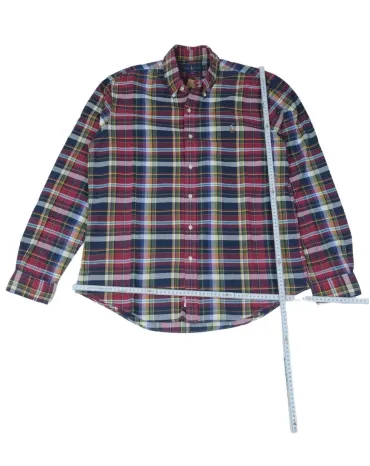 CAMISA RALPH LAUREN HOMBRE ROJO Y AZUL MARINO