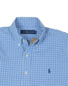 CAMISA RALPH LAUREN HOMBRE AZUL CLARO