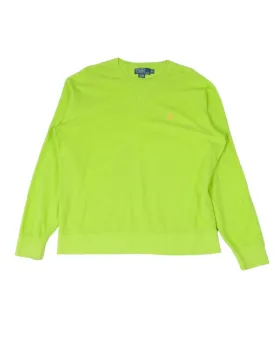 SUDADERA POLO RALPH LAUREN HOMBRE VERDE NEÓN