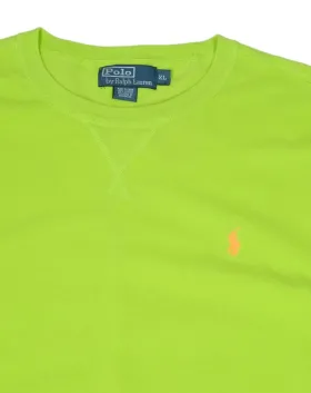 SUDADERA POLO RALPH LAUREN HOMBRE VERDE NEÓN