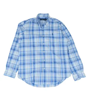 CAMISA RALPH LAUREN HOMBRE AZUL Y BLANCO