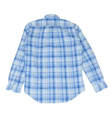 CAMISA RALPH LAUREN HOMBRE AZUL Y BLANCO