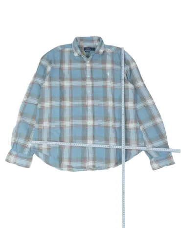 CAMISA POLO RALPH LAUREN HOMBRE AZUL CLARO