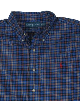 CAMISA RALPH LAUREN HOMBRE AZUL A CUADROS