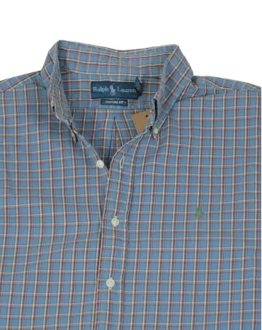 CAMISA RALPH LAUREN HOMBRE AZUL