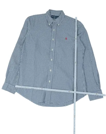 CAMISA RALPH LAUREN HOMBRE AZUL MARINO Y BLANCO