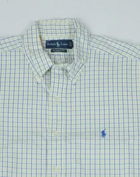 CAMISA RALPH LAUREN HOMBRE BLANCO Y AZUL