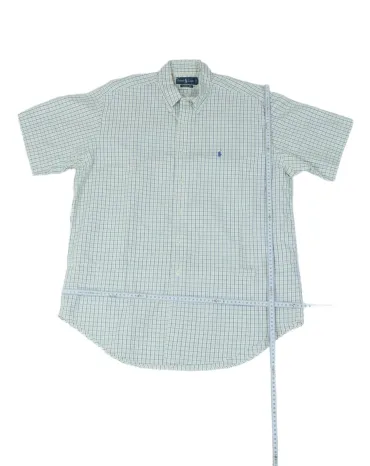 CAMISA RALPH LAUREN HOMBRE BLANCO Y AZUL