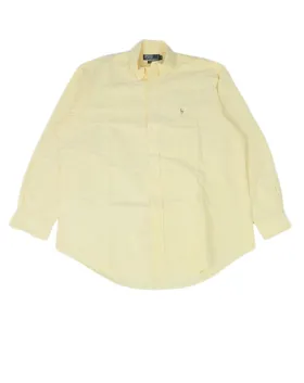 CAMISA RALPH LAUREN HOMBRE AMARILLO PÁLIDO