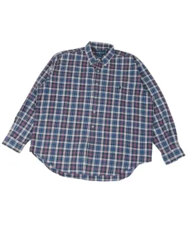 CAMISA RALPH LAUREN HOMBRE AZUL MARINO Y ROJO A CUADROS