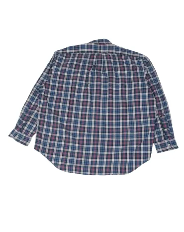 CAMISA RALPH LAUREN HOMBRE AZUL MARINO Y ROJO A CUADROS