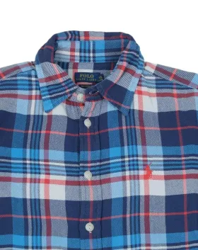 CAMISA POLO RALPH LAUREN HOMBRE CUADROS AZUL