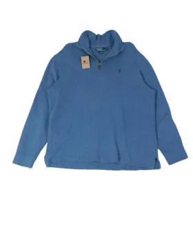 JERSEY MEDIA CREMALLERA POLO RALPH LAUREN HOMBRE AZUL
