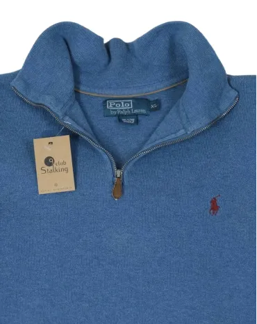 JERSEY MEDIA CREMALLERA POLO RALPH LAUREN HOMBRE AZUL