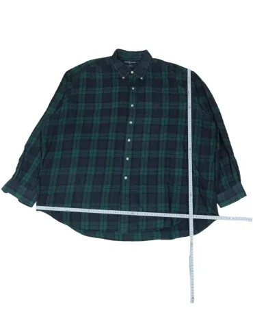 CAMISA DE CUADROS RALPH LAUREN HOMBRE VERDE Y AZUL MARINO