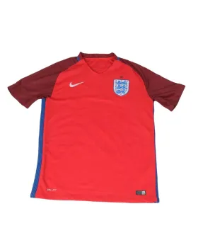 CAMISETA INGLATERRA NIKE AWAY ROJA (2016)