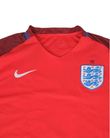 CAMISETA INGLATERRA NIKE AWAY ROJA (2016)