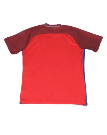 CAMISETA FÚTBOL INGLATERRA 2014-2015 NIKE ROJO Y BURDEOS