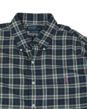 CAMISA DE CUADROS RALPH LAUREN HOMBRE AZUL MARINO