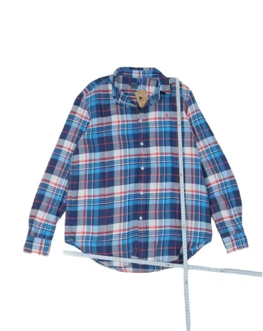 CAMISA POLO RALPH LAUREN HOMBRE AZUL A CUADROS