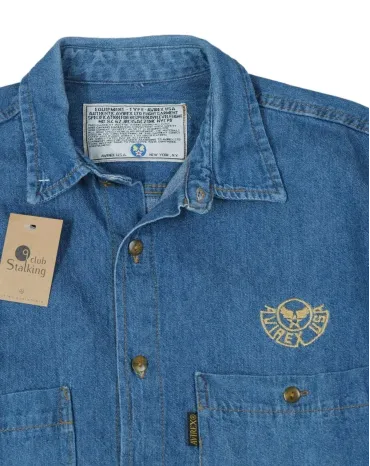 CAMISA VAQUERA AVIREX AZUL