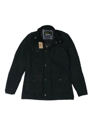 CAZADORA BARBOUR HOMBRE NEGRO