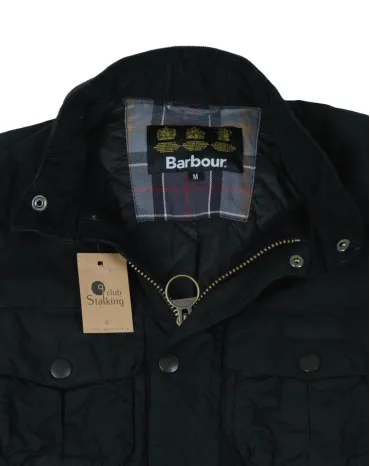 CAZADORA BARBOUR HOMBRE NEGRO