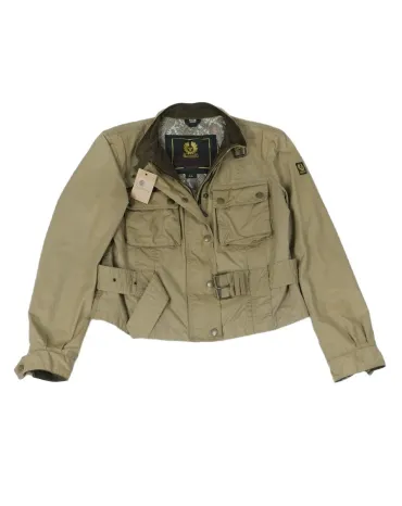 CAZADORA BELSTAFF MUJER BEIGE