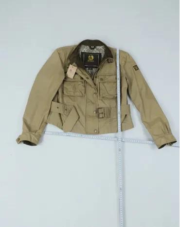CAZADORA BELSTAFF MUJER BEIGE