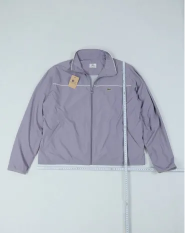 CAZADORA CORTAVIENTOS LACOSTE LILA