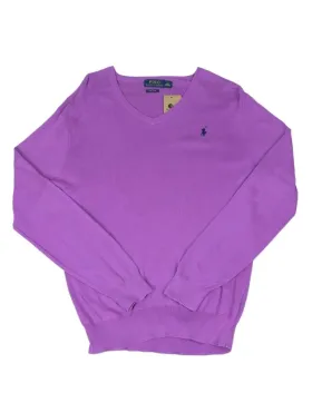 JERSEY CUELLO V POLO RALPH LAUREN HOMBRE LILA
