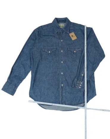 CAMISA VAQUERA REPLAY HOMBRE AZUL VAQUERO